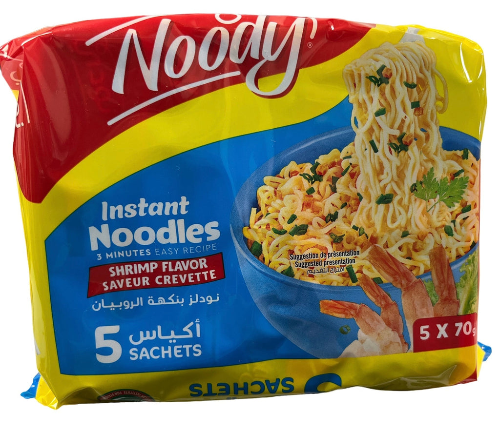 Noody Halal Instant Noodles Shrimp 5x70g - Authentic from Zaytuna Mart Canada