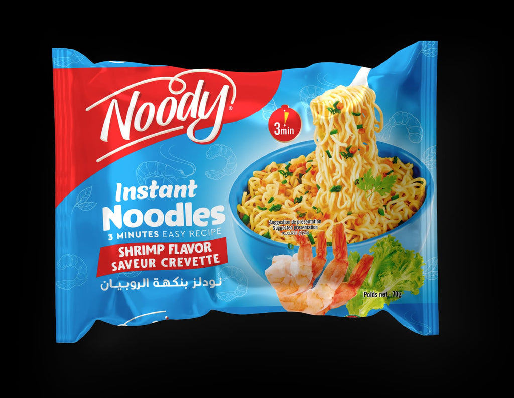 Noody Halal Instant Noodles Shrimp 5x70g - Authentic from Zaytuna Mart Canada