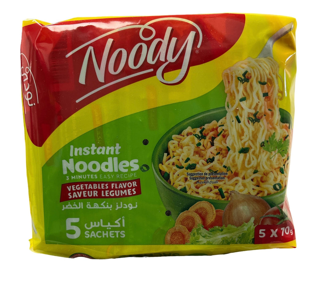 Noody Halal Instant Noodles Vegetables 5x70g - Authentic from Zaytuna Mart Canada