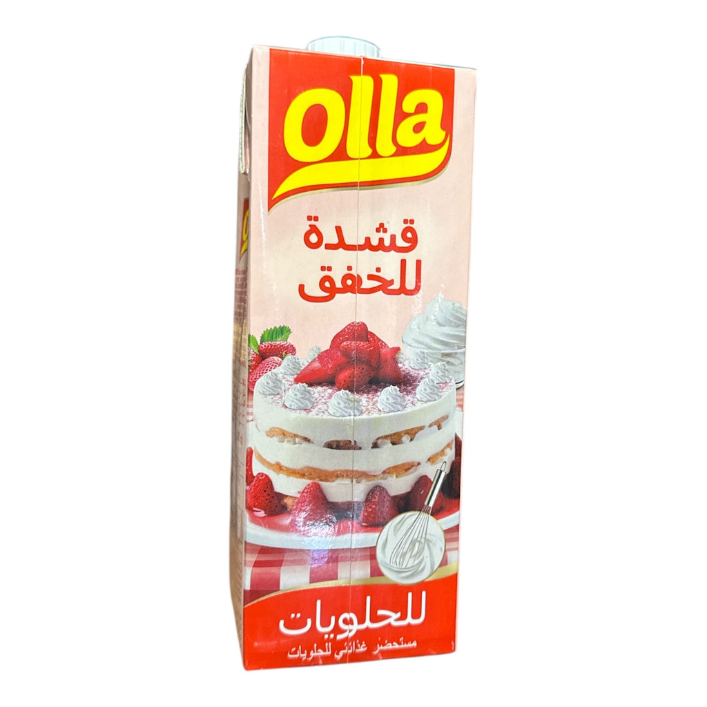 OLLA UHT Whipping Cream with vegetable oil 1L FOODS ZaytunaMart.ca