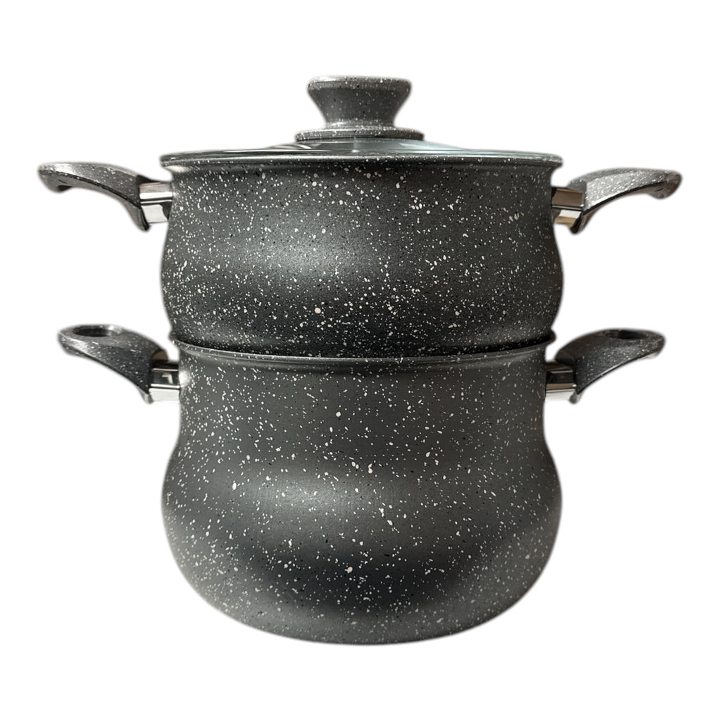 Royal Couscoussier Pot Granite Steamer 8L/24cm HOME ZaytunaMart.ca