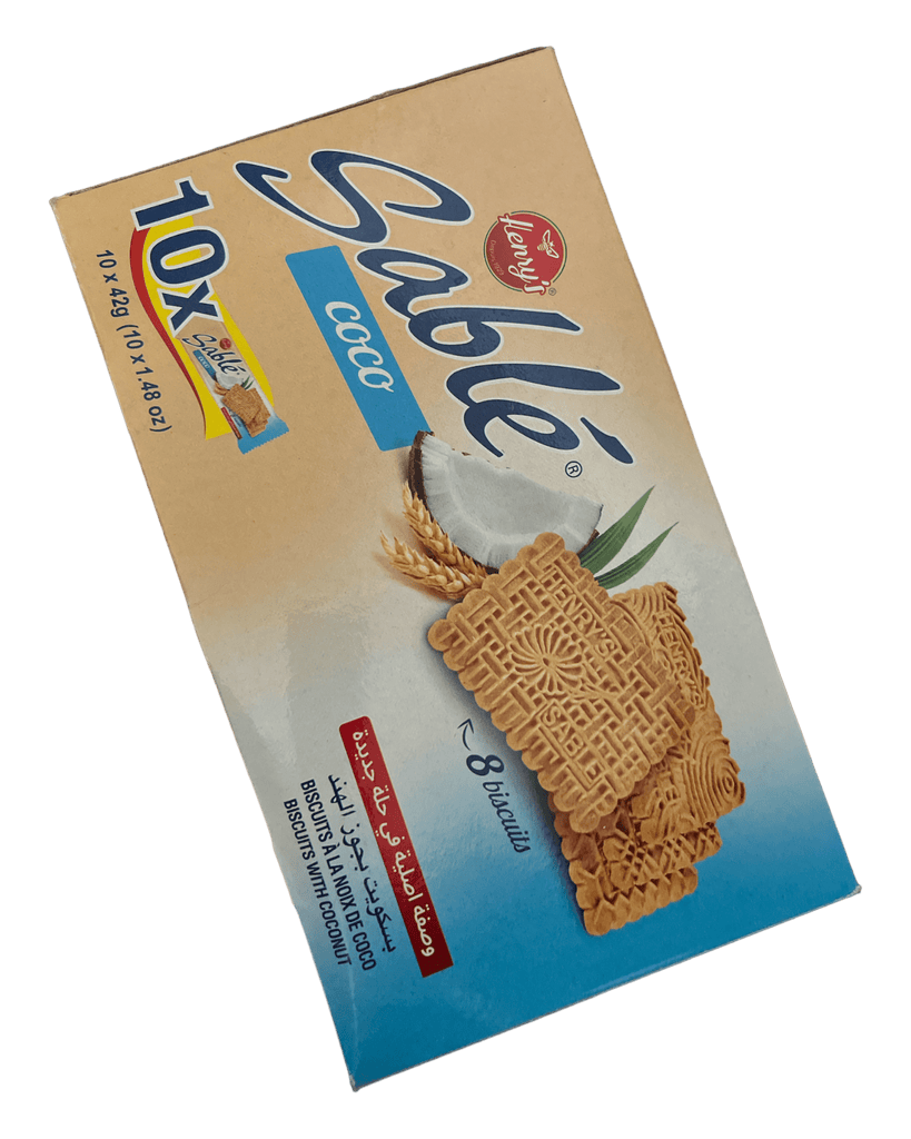 SABLE Coco Authentic Moroccan Cookies 10x42g Cookies ZaytunaMart.ca