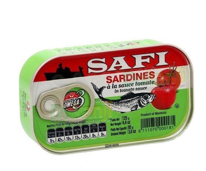 Safi Sardines in tomato sauce 125g FOODS ZaytunaMart.ca