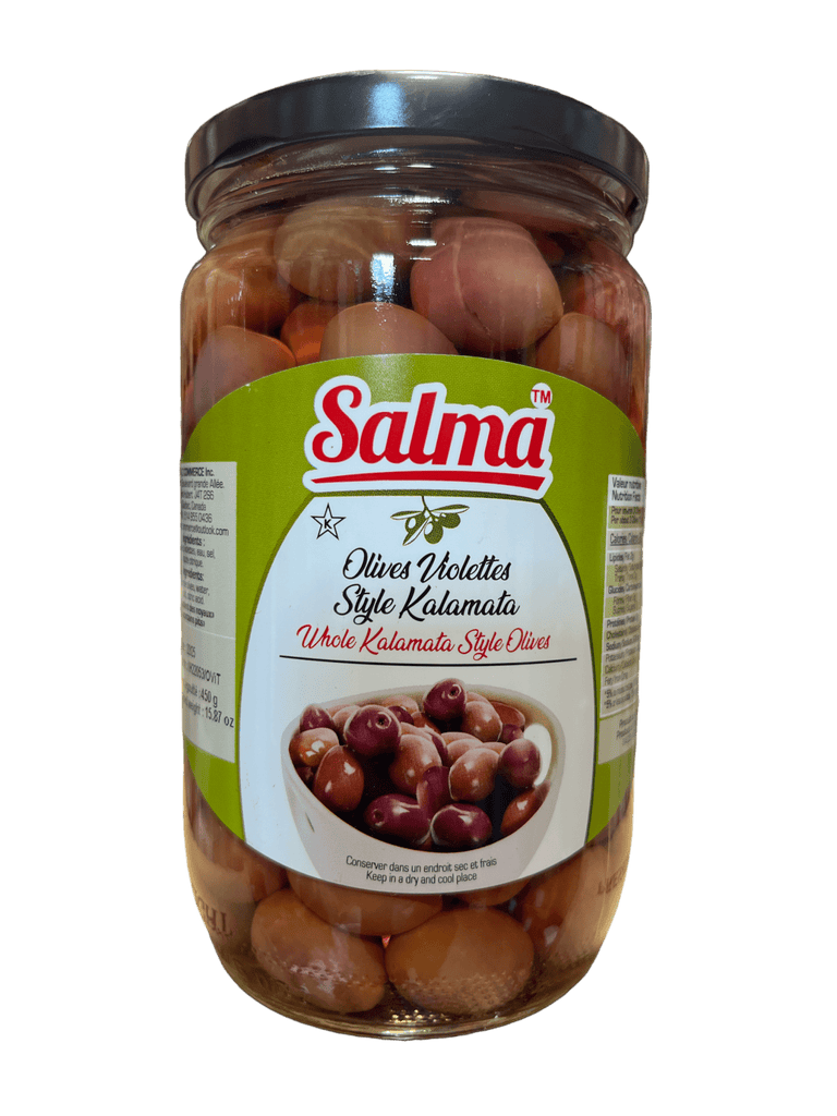 Salma Red Olives kalamata style 450g FOODS SALMA