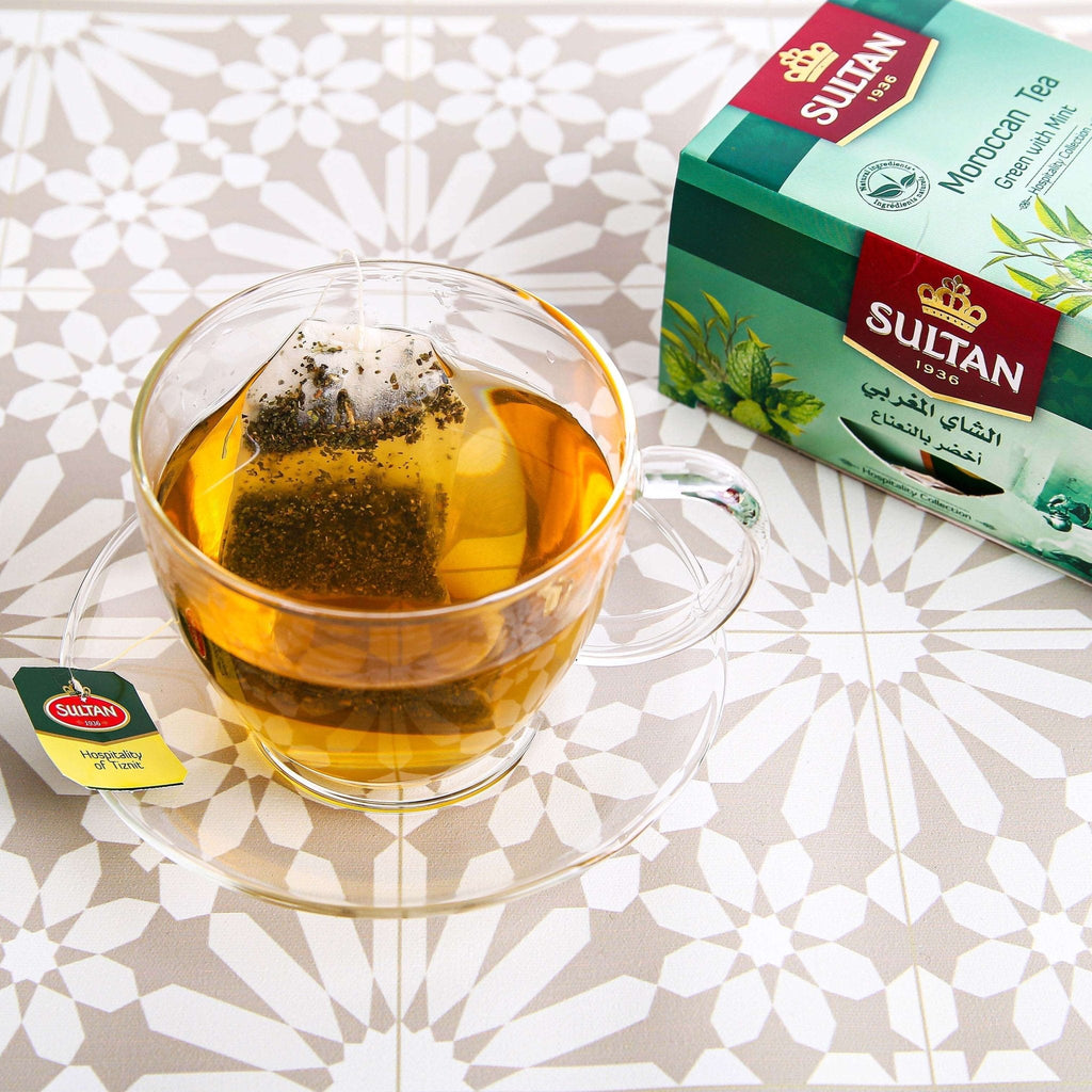 SULTAN Tisane Authentic Moroccan Green tea with Mint 20 bag FOODS ZaytunaMart.ca