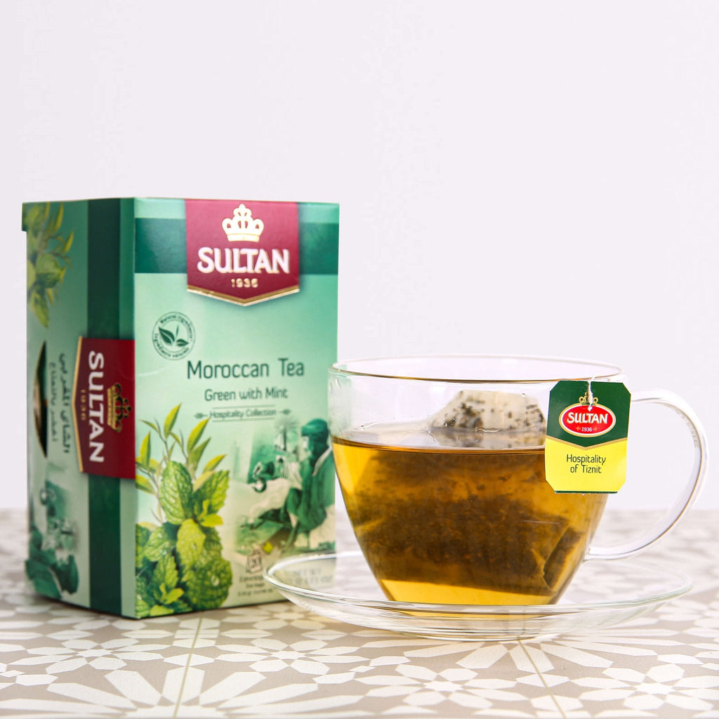SULTAN Tisane Authentic Moroccan Green tea with Mint 20 bag FOODS ZaytunaMart.ca