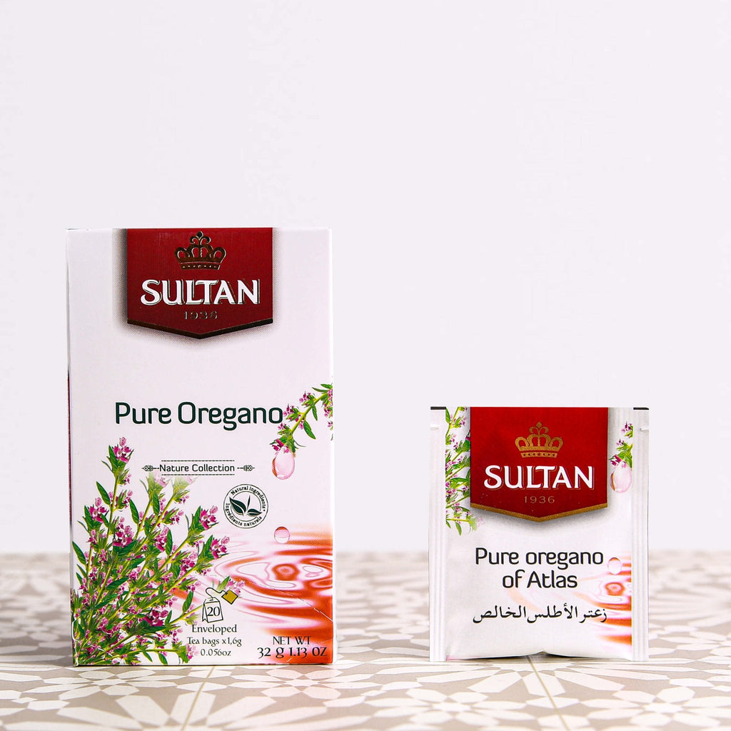 SULTAN Tisane Pure Oregano - 5 Pack (20 Bags Each) FOODS ZaytunaMart.ca