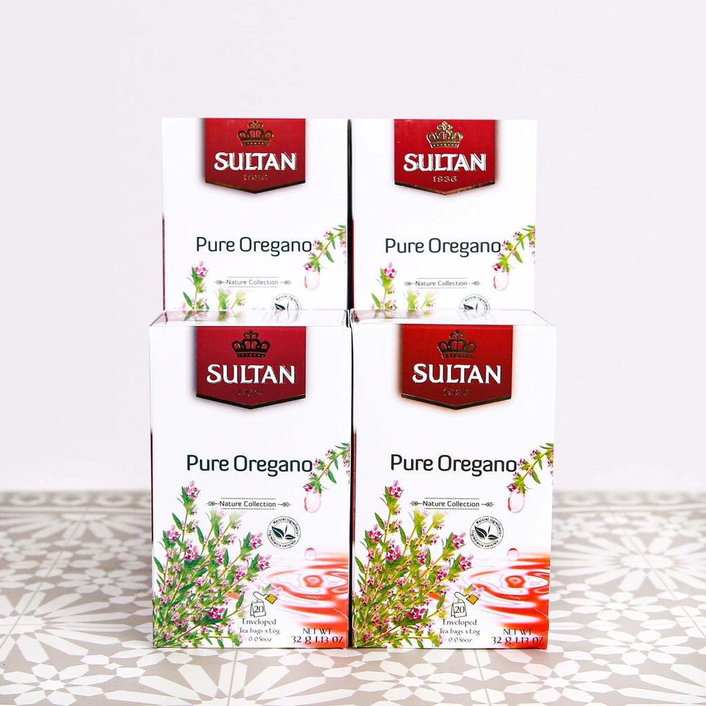 SULTAN Tisane Pure Oregano - 5 Pack (20 Bags Each) FOODS ZaytunaMart.ca