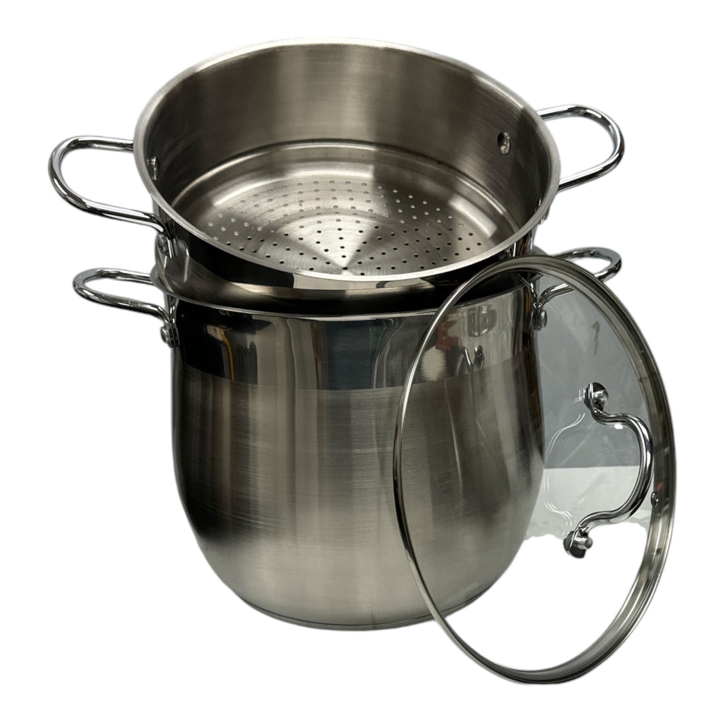 TAYEB Couscoussier Pot Stainless Steel Steamer 4L HOME ZaytunaMart.ca