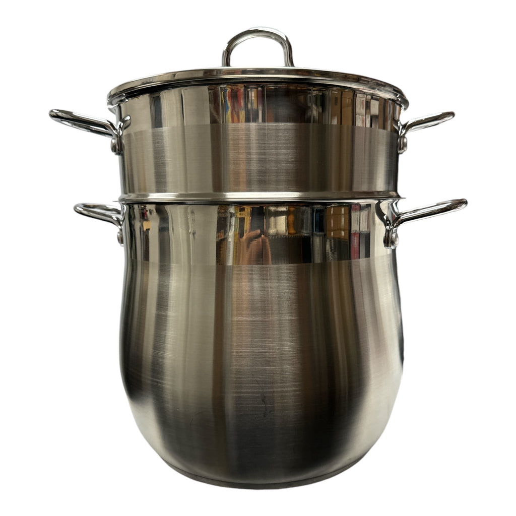 TAYEB Couscoussier Pot Stainless Steel Steamer 6L HOME ZaytunaMart.ca