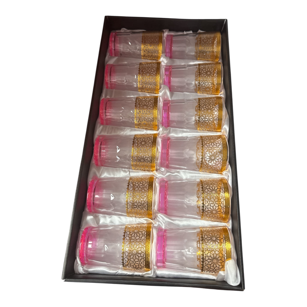 Tea cups traditional Mazyana 12Pack Large ZaytunaMart.ca